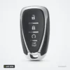 Coque de clé pour Chevrolet Cruze, Camaro, Malibu, Equinox, lame HU100 - vue de face, trois boutons visibles