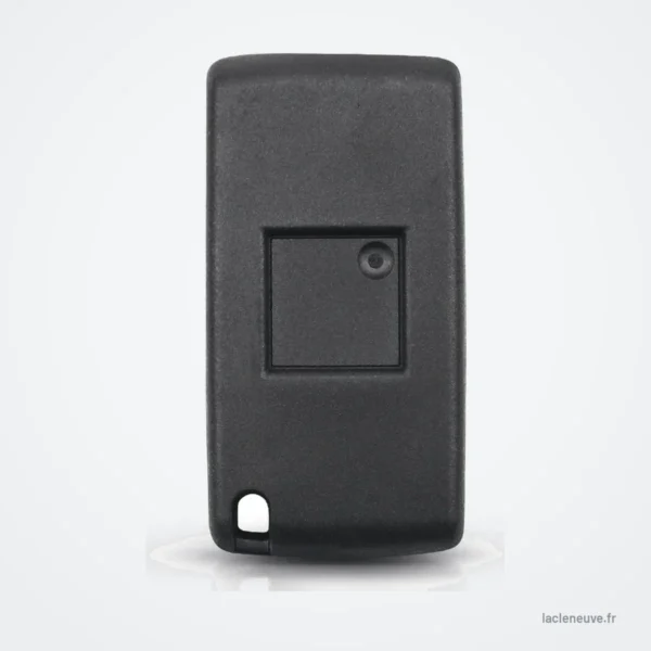 Coque de clé pour Fiat Scudo, Peugeot Partner, Expert, Citroën Berlingo - dos du boîtier, surface lisse sans lame