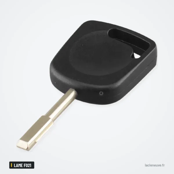 Coque de clé pour Ford Focus, Mondeo, Fiesta, Ka, lame FO21 - tête de clé sans lame, logement visible