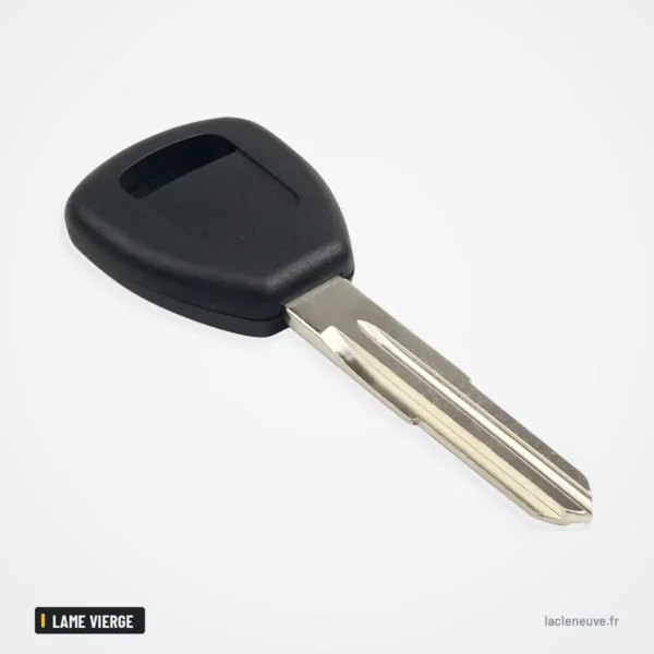 Coque de clé pour Honda Accord, Civic, Prelude, S2000, lame vierge non taillée - tête seule, vue de face