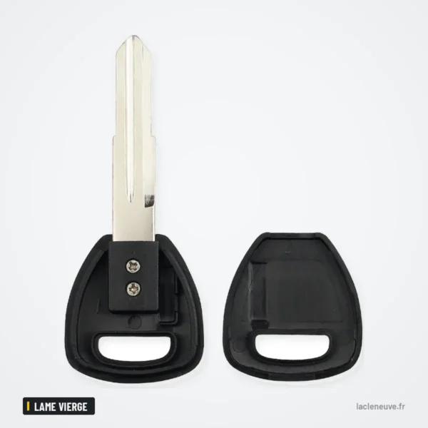 Coque de clé pour Honda Accord, Civic, Prelude, S2000, lame vierge non taillée - tête et lame séparées, deux pièces