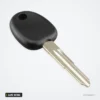 Coque de clé pour Hyundai Accent, Getz, H-1, Tiburon, lame vierge non taillée - tête de clé large, angle légèrement différent