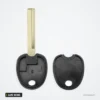 Coque de clé pour Hyundai Accent, Getz, H-1, Tiburon, lame vierge non taillée - boîtier ouvert, deux moitiés face à face
