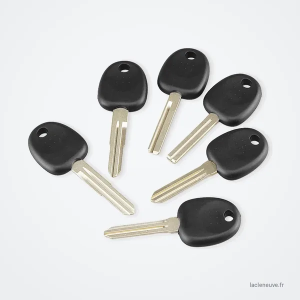 Coque de clé pour Hyundai Verna, Accent, I30, sans puce - six clés classiques sans télécommande