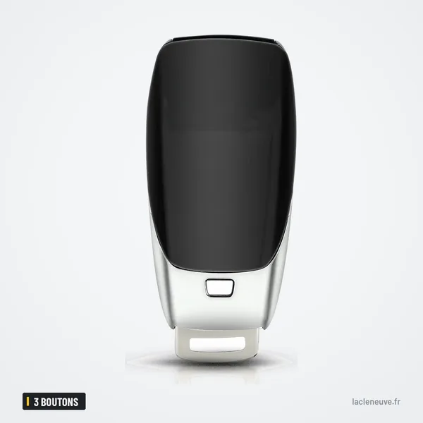 Coque de clé intelligente 3 boutons pour Mercedes Classe A, C, E, S, G - dos de la coque, sans boutons