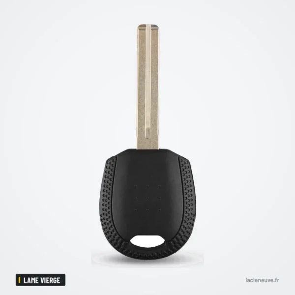 Coque de clé pour Kia Rio, Cerato, Sportage, Hyundai i30, lame vierge - tête de clé de face, surface grainée