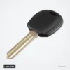 Coque de clé pour Kia Rio, Cerato, Sportage, Hyundai i30, lame vierge - lame dorée dépliée, tête grainée