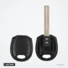 Coque de clé pour Kia Rio, Cerato, Sportage, Hyundai i30, lame vierge - tête de clé ouverte en deux parties, lame visible