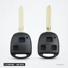 Coque de clé à lame 2/3 boutons pour Toyota Camry, RAV4, Corolla, lame TOY43 - deux clés identiques côte à côte