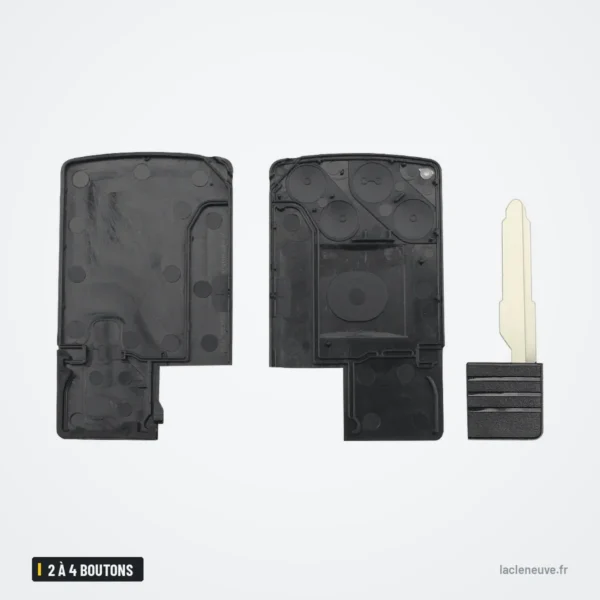 Coque de clé à lame 2 à 4 boutons pour Mazda 5, 6, CX-7, MX-5, MAZ24 - coque démontée en deux parties avec lame