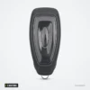 Coque de clé à lame 3 boutons pour Ford Focus, Fiesta, Kuga, Mondeo - dos de la coque, anneau visible