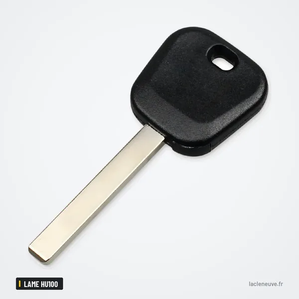 Coque de clé à lame pour Chevrolet Camaro, Malibu, GMC, Buick, lame HU100 - clé à tête percée, lame droite
