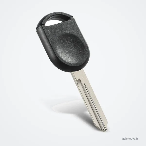 Coque de clé à lame pour Ford Explorer, Mustang, Ranger, Focus - clé à tête ovale, vue de profil, sens opposé