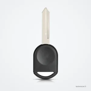 Coque de clé à lame pour Ford Explorer, Mustang, Ranger, Focus, sans puce - clé à lame avec tête ovale noire Coque de clé à lame pour Ford Explorer, Mustang, Ranger, Focus, sans puce - clé à lame avec tête ovale noire