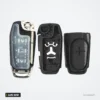 Coque de clé à lame pour Ford Focus, Fiesta, Mondeo, Kuga, lame HU101 - coque démontée, circuit imprimé visible