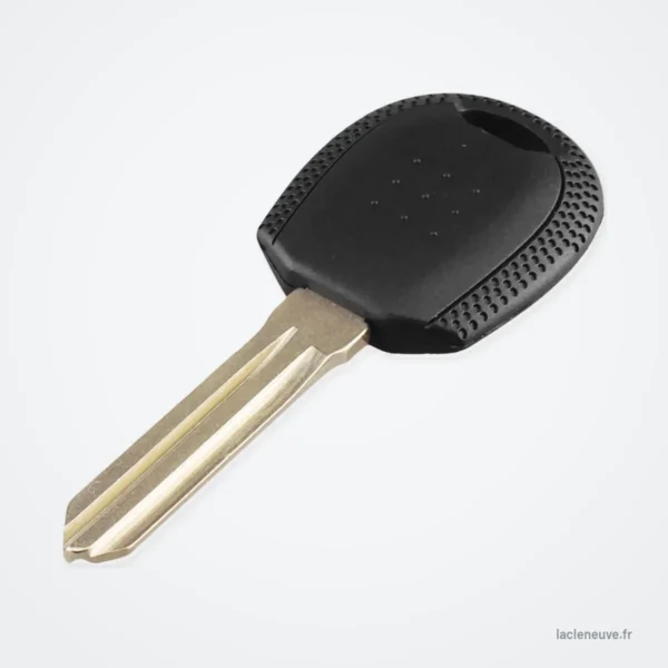 Coque de clé à lame pour Kia Rio, Picanto, Sportage, Sorento, sans puce - tête ovale texturée, lame visible