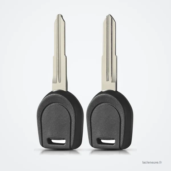 Coque de clé à lame pour Mitsubishi Eclipse, Galant, Lancer, MIT11R/MIT8 - deux coques identiques côte à côte