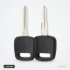 Coque de clé à lame pour Nissan A32, A33, Versa, Sylphy, lame NSN11 ou NSN14 - deux clés complètes posées côte à côte