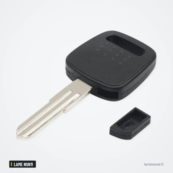 Coque de clé à lame pour Nissan A32, A33, Versa, Sylphy, lame NSN11 ou NSN14 - clé à lame avec petite pièce détachée