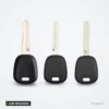 Coque de clé à lame pour Suzuki Swift, Liana, Vitara, lame TOY43/HU133/SZ18 - trois coques identiques côte à côte avec lames