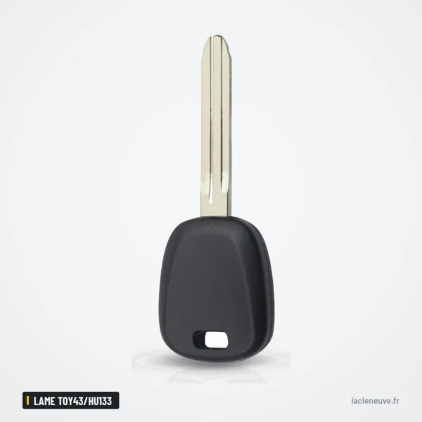Coque de clé à lame pour Suzuki Swift, Liana, Vitara, lame TOY43/HU133/SZ18 - coque seule, vue de face, sans lame