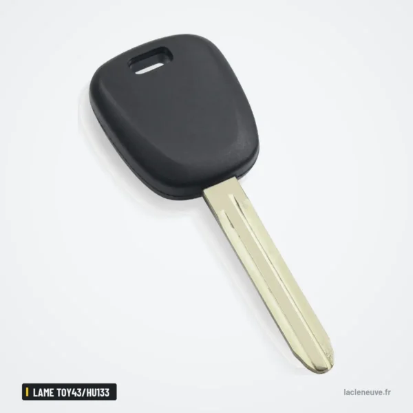 Coque de clé à lame pour Suzuki Swift, Liana, Vitara, lame TOY43/HU133/SZ18 - lame insérée, vue de profil