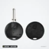 Coque de clé à lame vierge 3 boutons pour Smart Fortwo, Forfour, Roadster - coque séparée en deux parties avec la lame