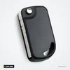 Coque de clé à lame pour Volkswagen, lame HU66 - vue de dos, lame repliée