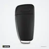 Coque de clé pliable 3 boutons pour Audi A3, A4, A6, Q7, TT - dos de la coque, sans bouton