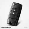 Coque de clé pliante 2/3/4 boutons pour Jeep Wrangler, Renegade, lame SIP22 - coque à trois boutons, vue de profil