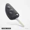 Coque de clé pliante 2/3 boutons pour Alfa Romeo 147, 156, 166, lame SIP22 - vue de profil, deux boutons et lame