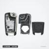 Coque de clé pliante 2/3 boutons pour Chevrolet, Buick, lame HU100 - mécanisme éclaté en trois parties