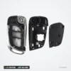 Coque de clé pliante 2 à 3 boutons pour Citroën C3, C4, lame VA2/HU83 - coque démontée en trois parties