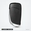 Coque de clé pliante 2 à 3 boutons pour Citroën C3, C4, lame VA2/HU83 - dos de la coque, forme galbée
