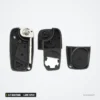 Coque de clé pliante 2/3 boutons pour Fiat 500, Punto, Ducato, lame SIP22 - trois pièces détachées de la coque