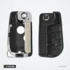 Coque de clé pliante 2/3 boutons pour Honda Accord, Civic, CR-V, Pilot - coque pliante ouverte, mécanisme visible