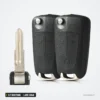 Coque de clé pliante 2/3 boutons pour Opel Antara, Chevrolet Epica, lame HU46 - deux clés et une lame détachée