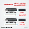 Coque de clé pliante 2/3 boutons pour Peugeot 307, Citroën C4, lame VA2/HU83 - comparaison de deux références de lame