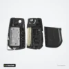Coque de clé pliante 2/3 boutons pour Toyota Camry, Corolla, Highlander - coque pliante démontée en trois pièces