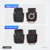 Coque de clé pliante 2/3 boutons pour Volkswagen Golf, Passat - comparaison de l'emplacement de la pile, deux modèles