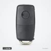 Coque de clé pliante 2/3 boutons pour Volkswagen Golf, Passat, sans lame - dos de la clé, surface lisse sans bouton