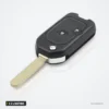 Coque de clé pliante 2 à 4 boutons pour Honda Accord, Civic, CR-V, Pilot - vue de face, deux boutons