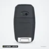 Coque de clé pliante 2 à 4 boutons pour Kia K3, K5, lame HY18 - vue arrière, bouton unique
