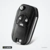 Coque de clé pliante 2 à 4 boutons pour Nissan Sentra, Altima, Versa, Maxima - deux boutons, lame repliée