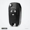 Coque de clé pliante 2 à 4 boutons pour Nissan Sentra, Altima, Versa, Maxima - deux boutons, vue de trois quarts