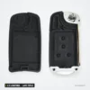 Coque de clé pliante 2 à 4 boutons pour Toyota Corolla, Yaris, RAV4, lame TOY43 - coque ouverte, circuit et dos visibles
