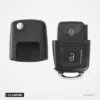 Coque de clé pliante 2 à 4 boutons pour Volkswagen Golf, Bora, Passat, Polo - coque séparée en deux parties sans lame