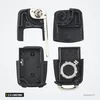 Coque de clé pliante 2 à 4 boutons pour Volkswagen Golf, Passat, Polo, Bora - intérieur de la coque et dos avec ressort