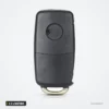 Coque de clé pliante 2 à 4 boutons pour Volkswagen Golf, Polo, Passat, Seat Leon - dos lisse, vue arrière de la coque