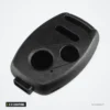 Coque de clé pliante 2 à 5 boutons pour Honda Accord, Civic, CR-V, Pilot - coque à deux boutons ovales, vue de face